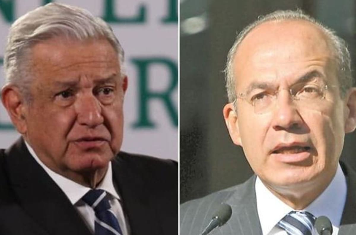 AMLO deseó pronta recuperación a Felipe Calderón por contagio de Covid-19
