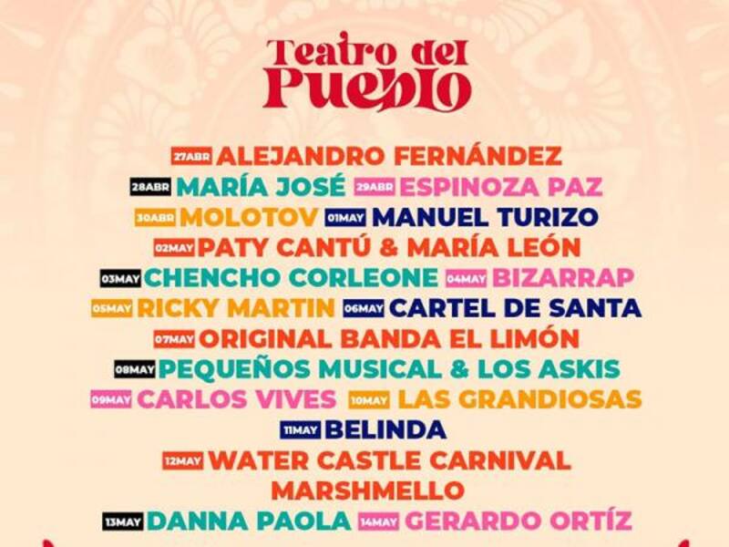 Feria de Puebla 2023: conciertos gratis.