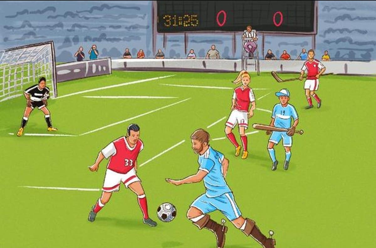 Acertijo visual: Encuentra los errores dentro del partido de fútbol