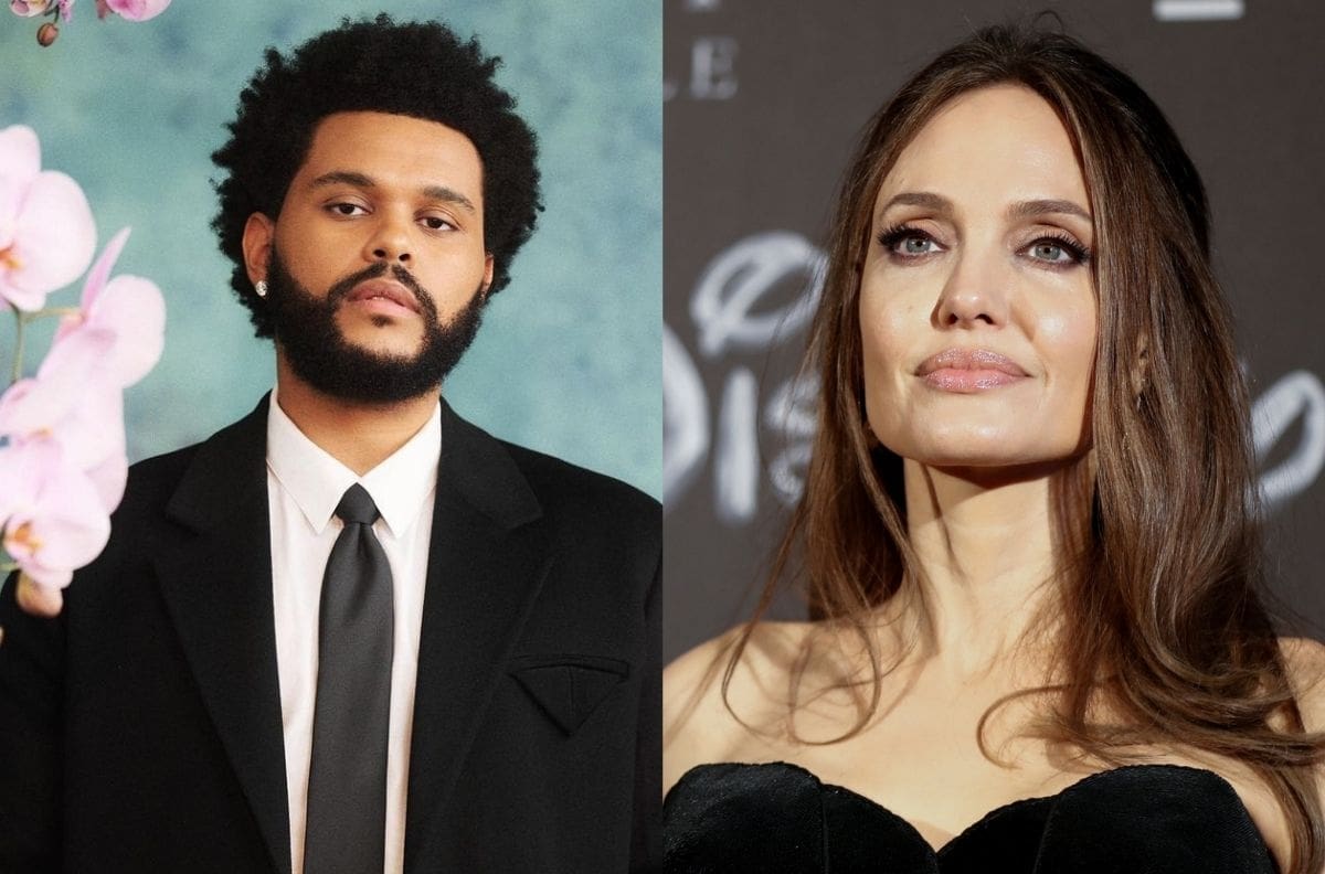 ¿Nuevo romance? Angelina Jolie y The Weeknd fueron vistos juntos en Los Ángeles