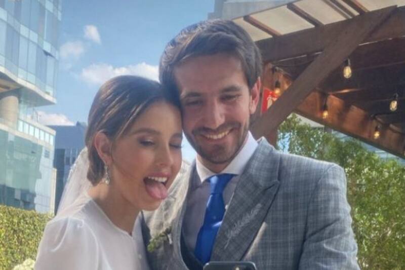 La actriz contrajo matrimonio por lo civil