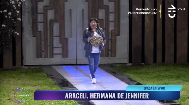 Araceli, hermana de Pincoya la visita en "Gran Hermano" Chile. Foto: CHv.