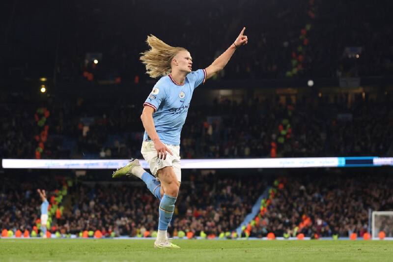 El delantero noruego suma 33 goles en la actual Premier League.