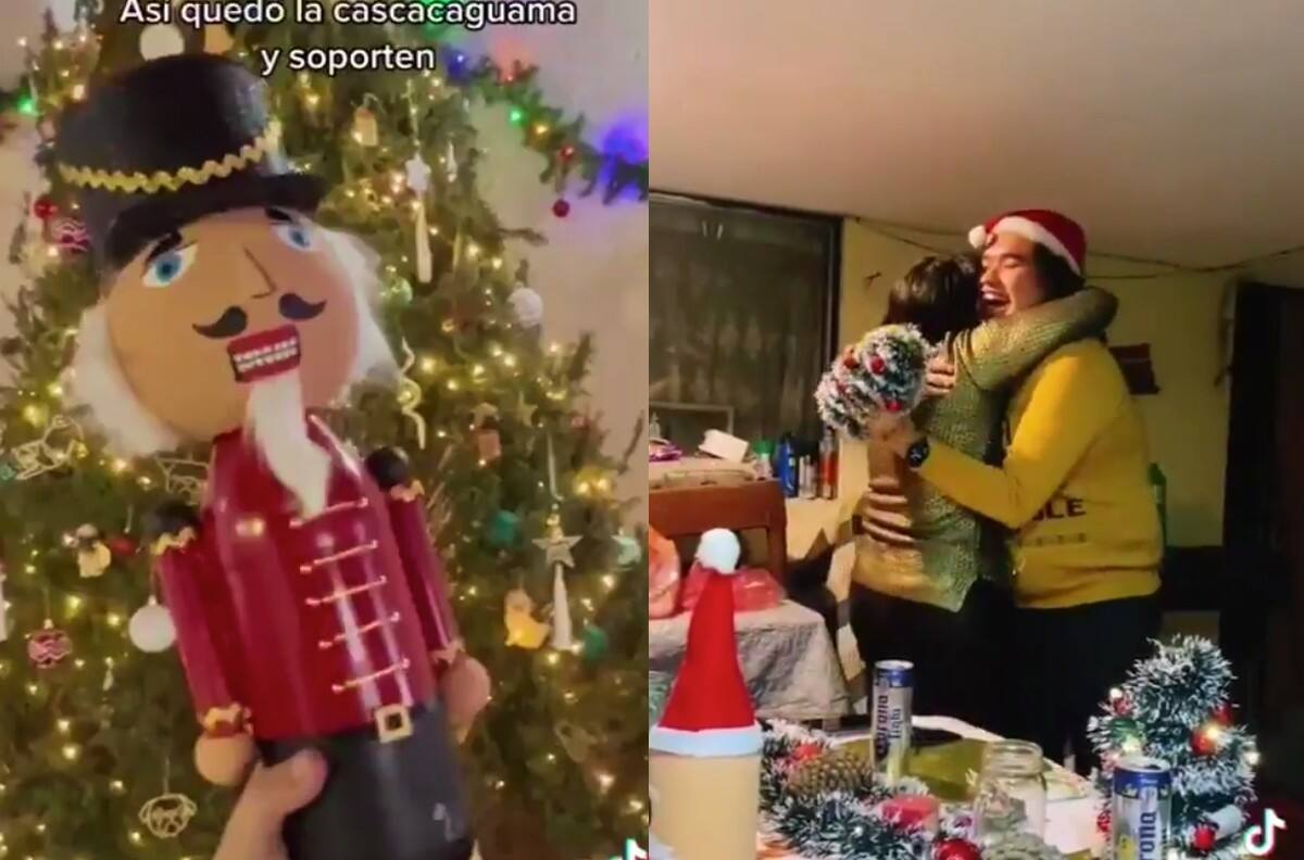 Intercambio de caguamas navideñas se hace viral en TikTok | VIDEO