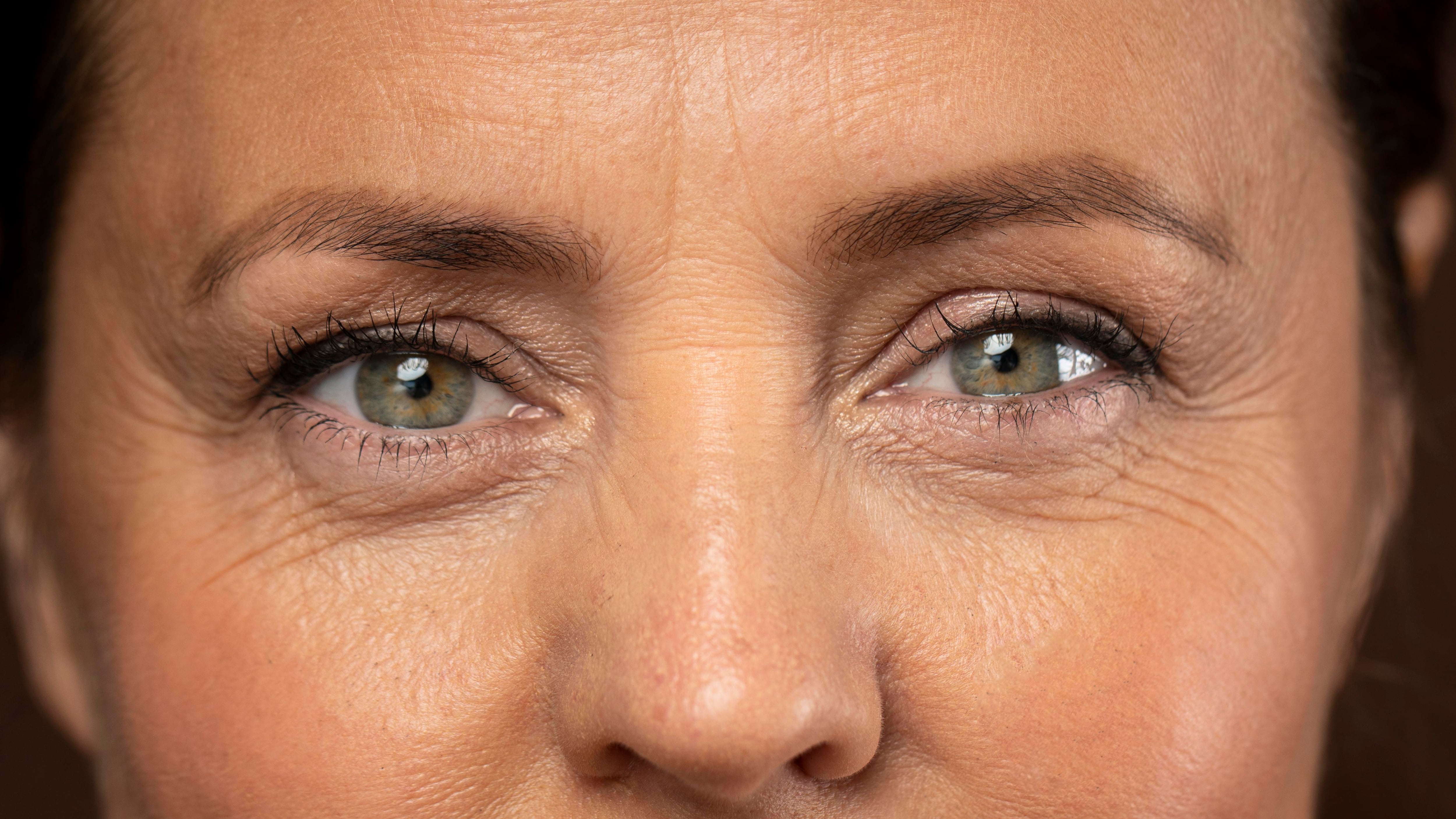 Close up de los ojos de una mujer.