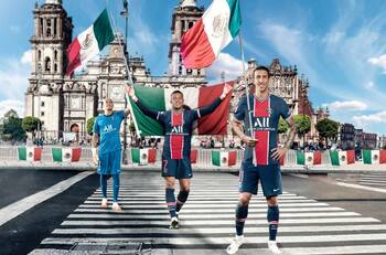 Clubes de Europa felicitaron a México por el Día de la Bandera