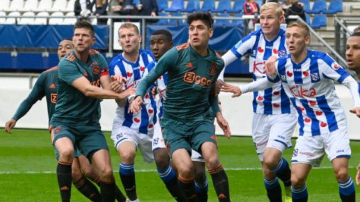 Con Edson Álvarez en la cancha todo el partido el Ajax le ganó dos a uno al Heerenveen