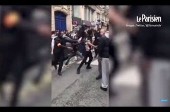 Fans de "El Juego del Calamar" llegan a golpes para ingresar a cafetería temática de la serie