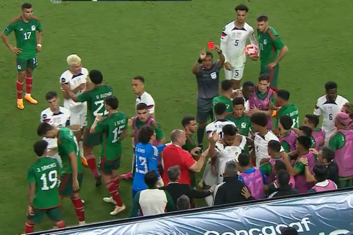 Incidentes México vs Estados Unidos, Copa de Oro