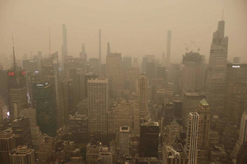 El humo proveniente de los incendios en Canadá han afectado la "Gran Manzana".