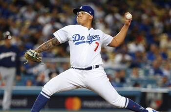 Otra gran apertura del mexicano Julio Urías con los Dodgers de Los Angeles