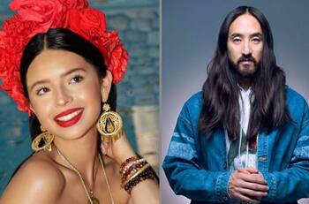 Ángela Aguilar trabaja con Steve Aoki en el lanzamiento de un nuevo sencillo