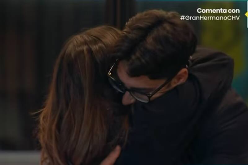 El esperado reencuentro de Jorge Aldoney y su expareja, Stephanie Arancibia, al interior de "Gran Hermano" Chile.