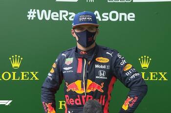 El mensaje de Max Verstappen tras accidente en GP Silverstone
