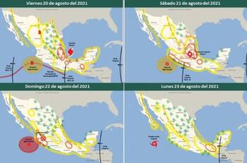 ¡Prepárate! Huracán Grace causará fuertes lluvias en la Ciudad de México y Edomex