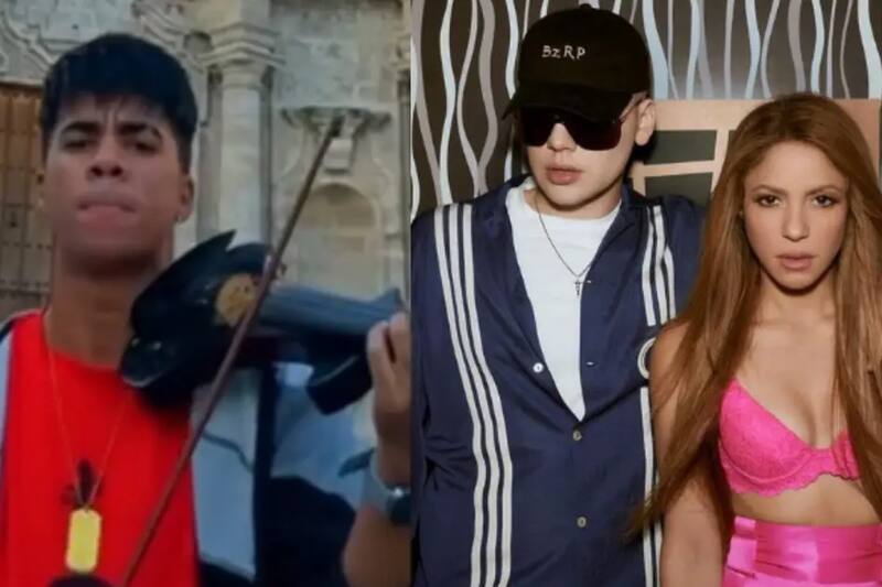 Violinista toca nueva canción de Shakira y Bizarrap