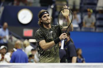Stéfanos Tstisipas lideró cartel en primer día de US Open