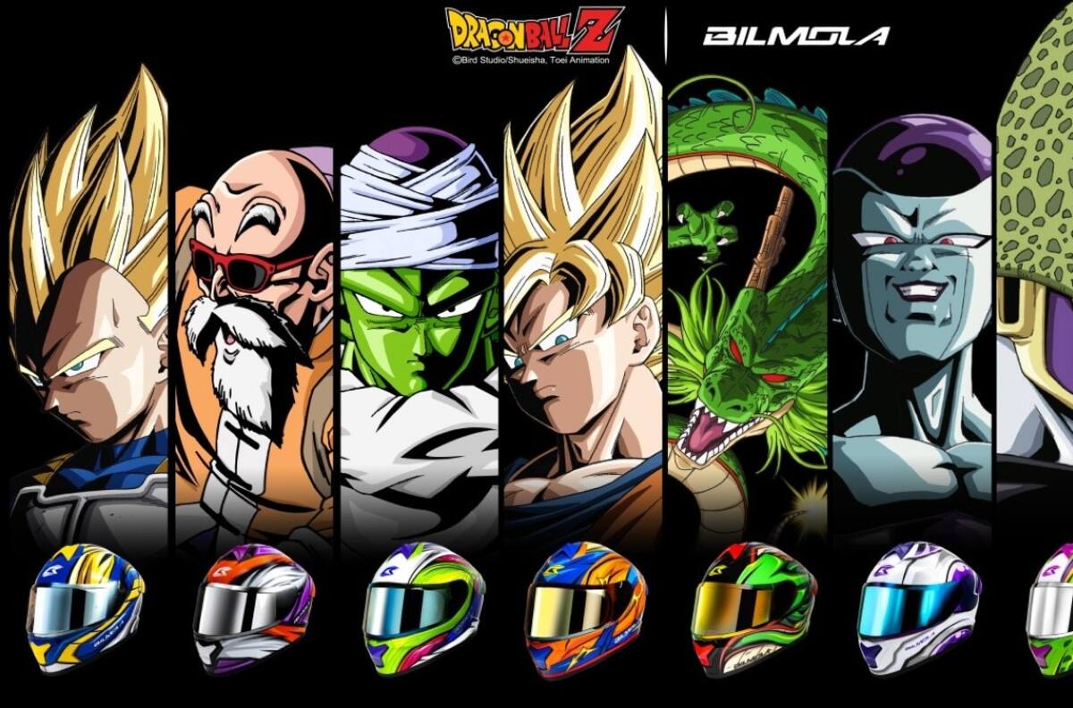 Lanzan cascos para motociclistas inspirados en Dragon Ball Z