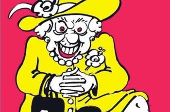 Indignación en Reino Unido por caricatura de la reina Isabel II arrodillada sobre el cuello de Meghan Markle