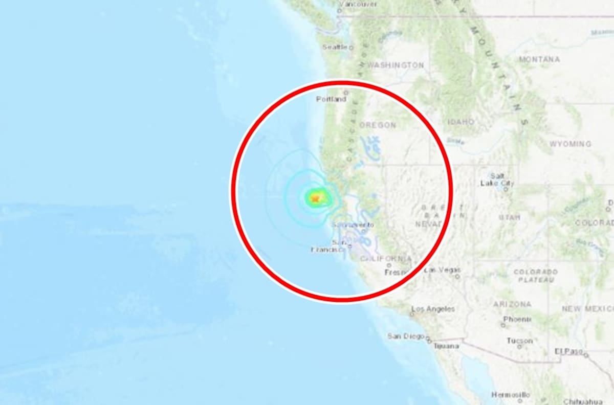 VIDEO: Sismo de 6.2 sacude el norte California, Estados Unidos