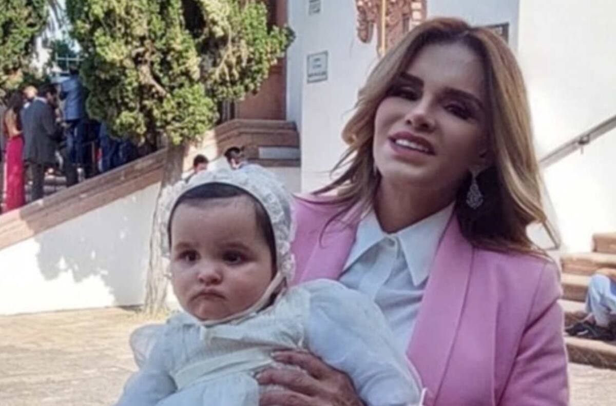 Lucía Méndez lució así de radiante en el hermoso bautizo de su nieta