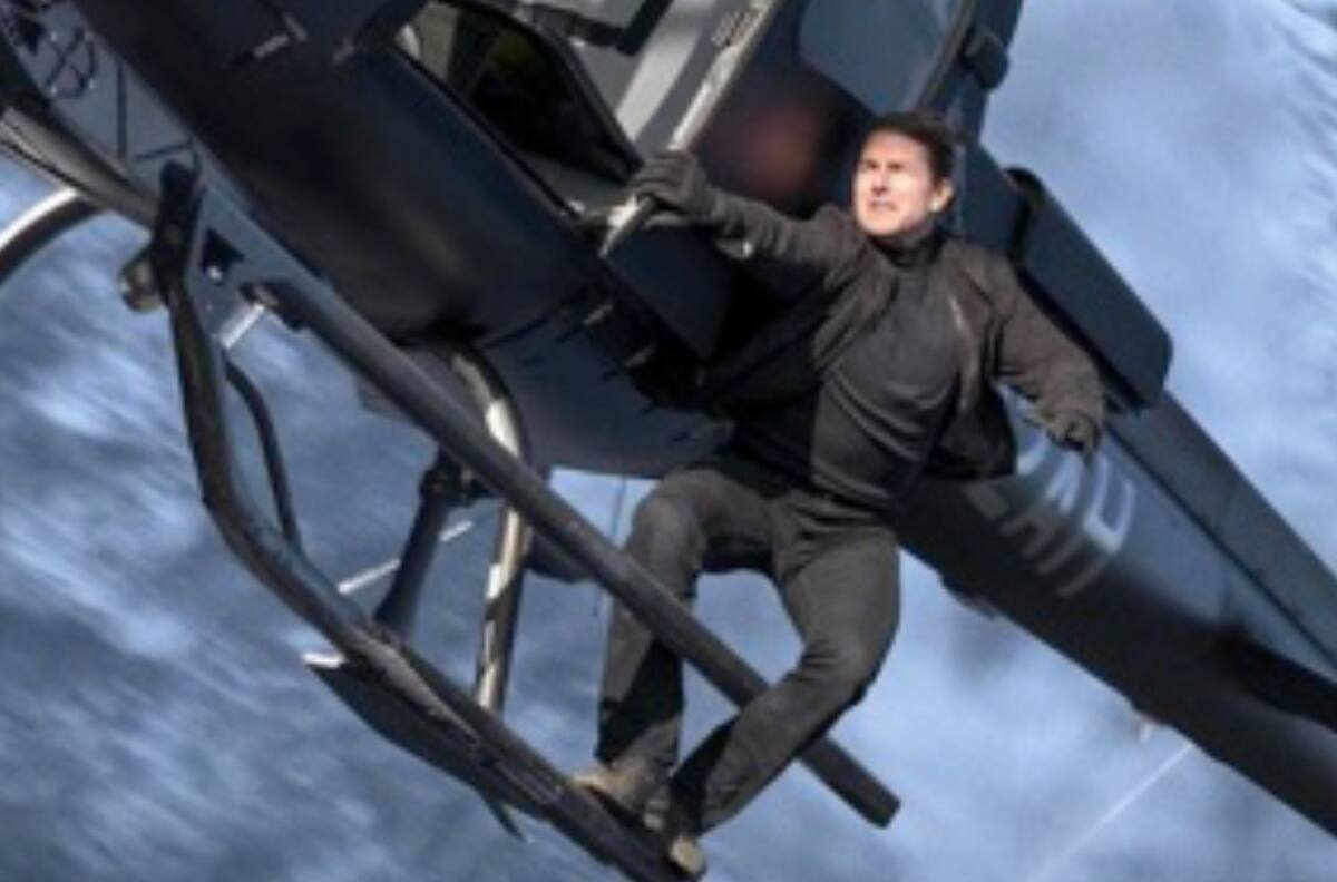 Tom Cruise aterrizó en helicóptero en el jardín de una familia inglesa
