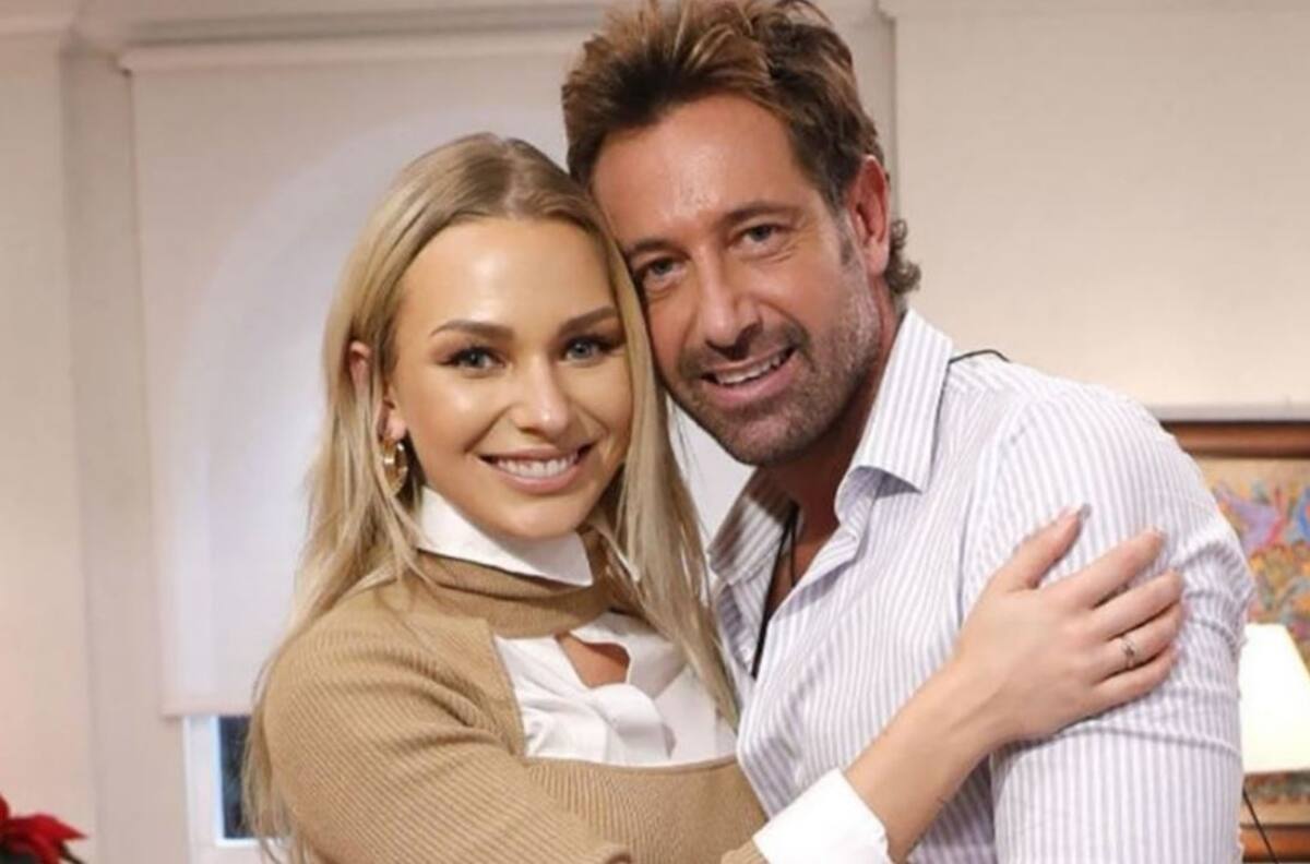 Revelan las primeras imágenes de Gabriel Soto e Irina Baeva juntos en su nueva telenovela