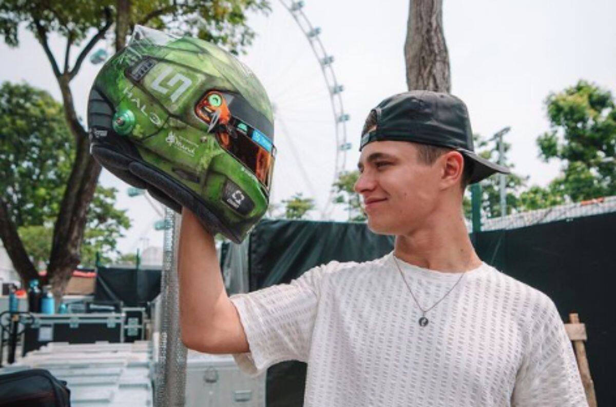 VIDEO | Halo llega a la Fórmula 1 de la mano de Lando Norris para el GP de Singapur