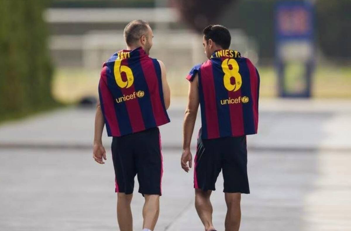 Iniesta le dedica a su ex compañero Xavi unas palabras tras ser nombrado DT del Barcelona