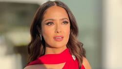 Salma Hayek recibe su estrella en el Paseo de la Fama en Hollywood