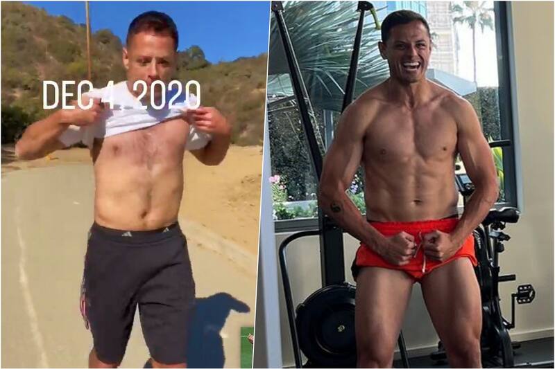 El antes y despues de Chicharito Hernández recibió aplausos desde España