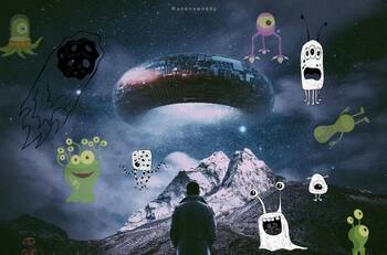 Acertijo visual: Entre los ovnis encuentra a E.T