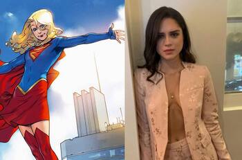 El conmovedor video donde Sasha Calles llora al enterarse de su nuevo papel como "Super Girl"