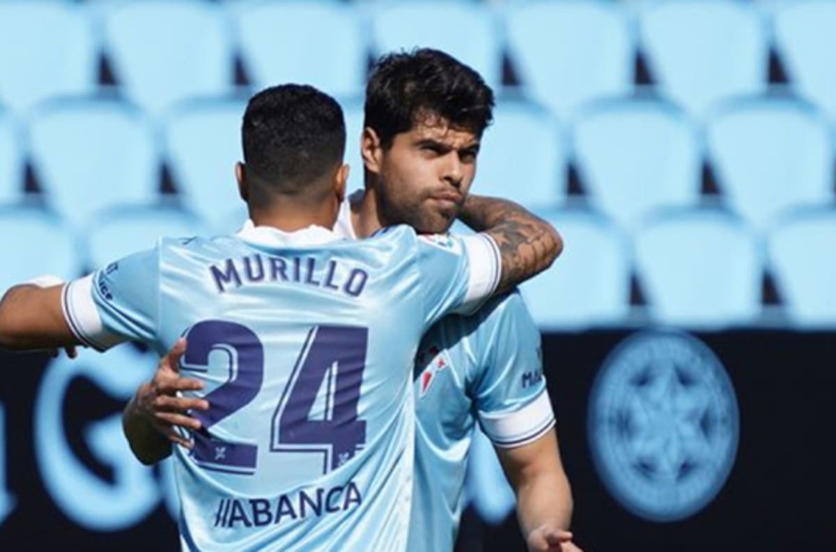 Con Néstor Araujo como titular: Celta rescató el empate frente Valladolid