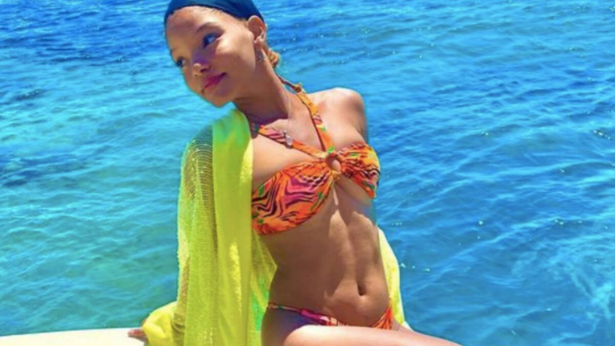 Publican las primeras imágenes de Halle Bailey como 'Ariel' en "La Sirenita"