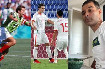 Rafa Márquez y Luis García se rinden ante Sebastián Córdova