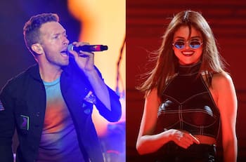 Selena Gomez canta balada romántica con Chris Martin