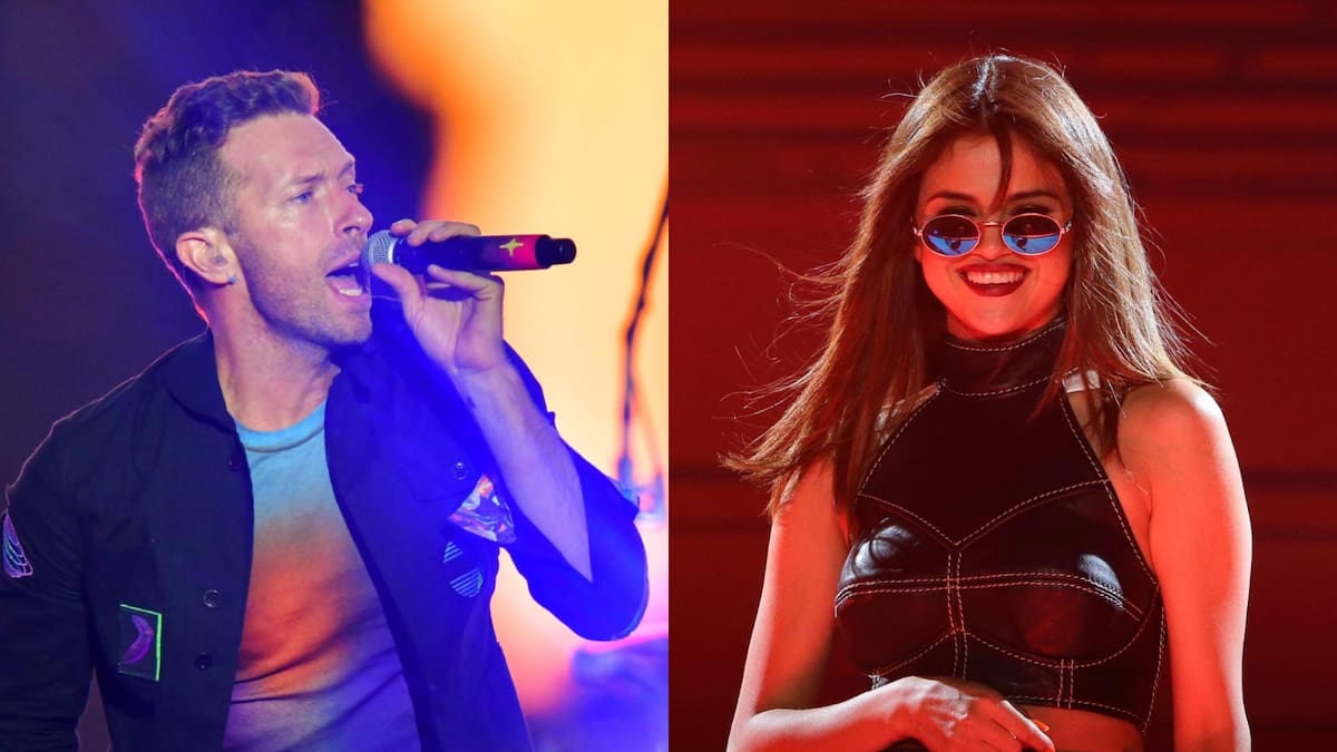 Selena Gomez canta balada romántica con Chris Martin