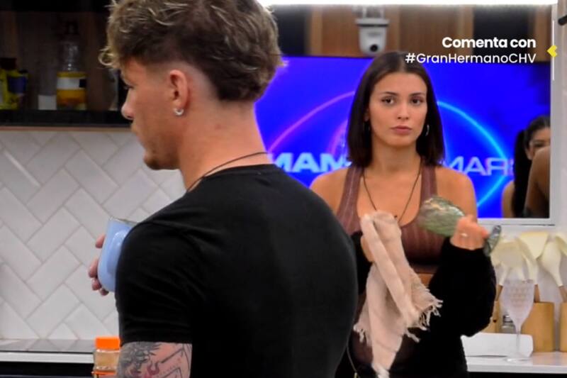 Raimundo Cerda y Constanza Capelli en "Gran Hermano" Chile.