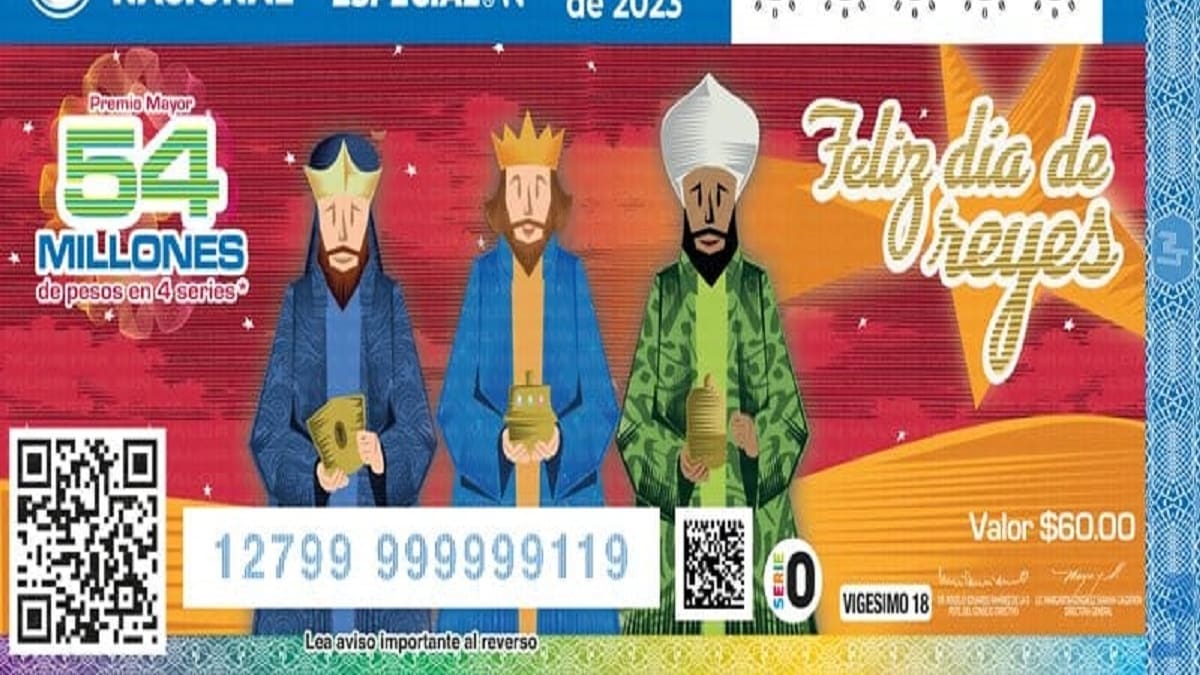Sorteo Especial No. 269: Estos son los resultados del 6 de enero Día de Reyes