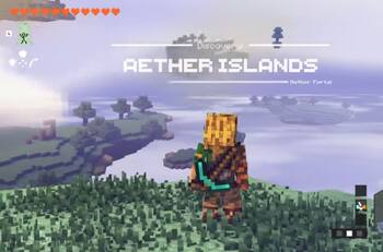 Logran recrear Zelda: Tears of the Kingdom en Minecraft
