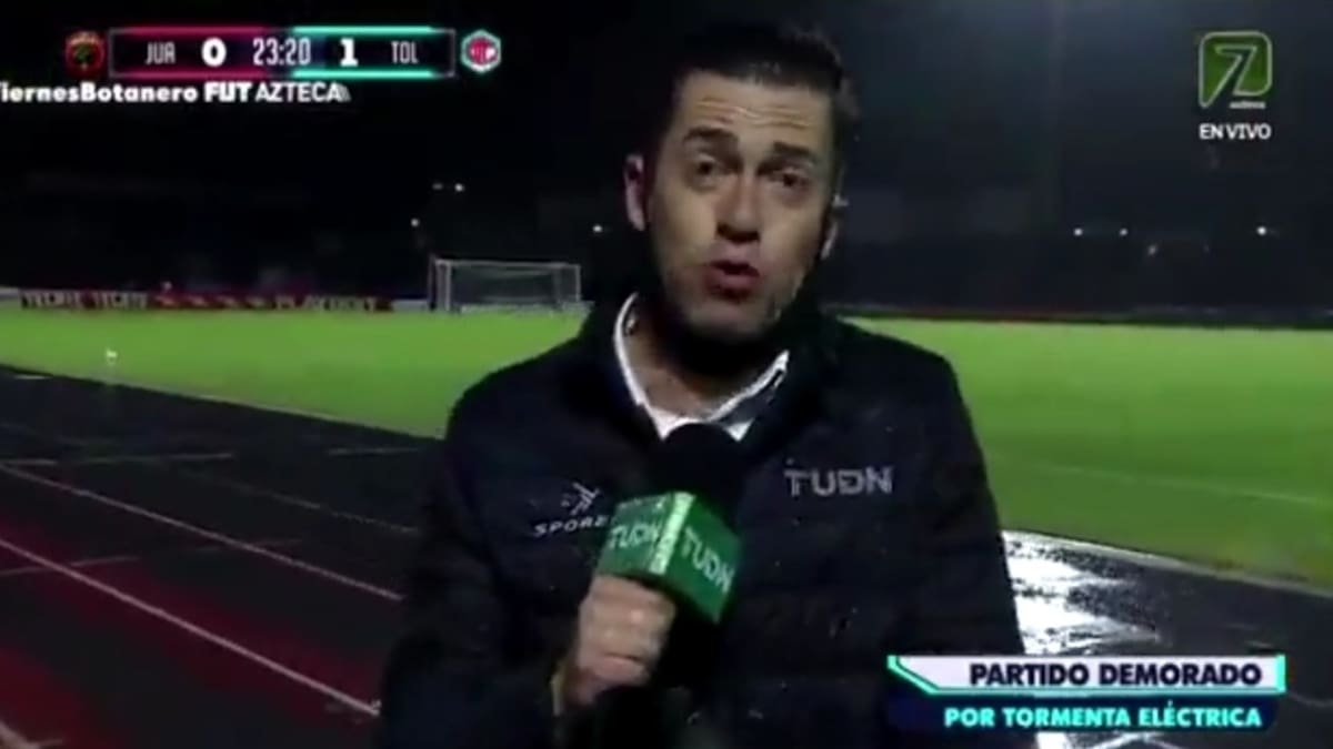 Reportero de TUDN apareció en la transmisión de TV Azteca