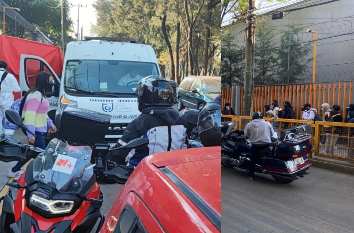 Desalojan a alumnos de la Prepa 2 de la UNAM por muerte de una joven