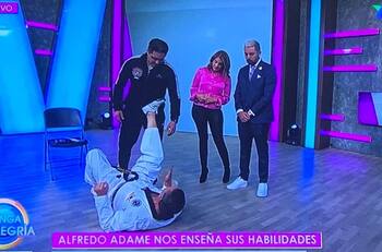 Invitan a Alfredo Adame a Venga la Alegría a dar clases de defensa personal