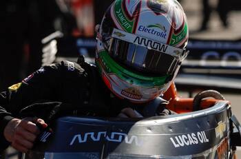 Patricio O’Ward con mal paso en las pruebas del GP de Long Beach