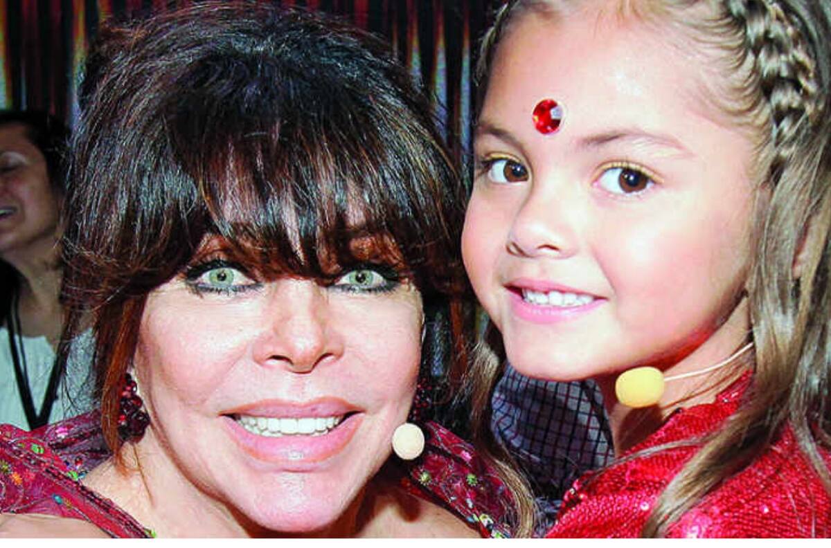 Verónica Castro festejó el cumpleaños de su nieta, Cristian Castro ni la felicitó