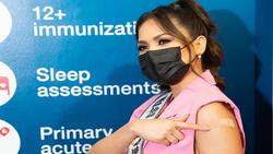 Andrea Meza recibe vacuna contra covid-19 y lo presume en redes