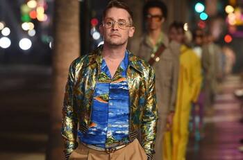 Macaulay Culkin, "Mi Pobre Ángelito" debutó como modelo en la pasarela de Gucci
