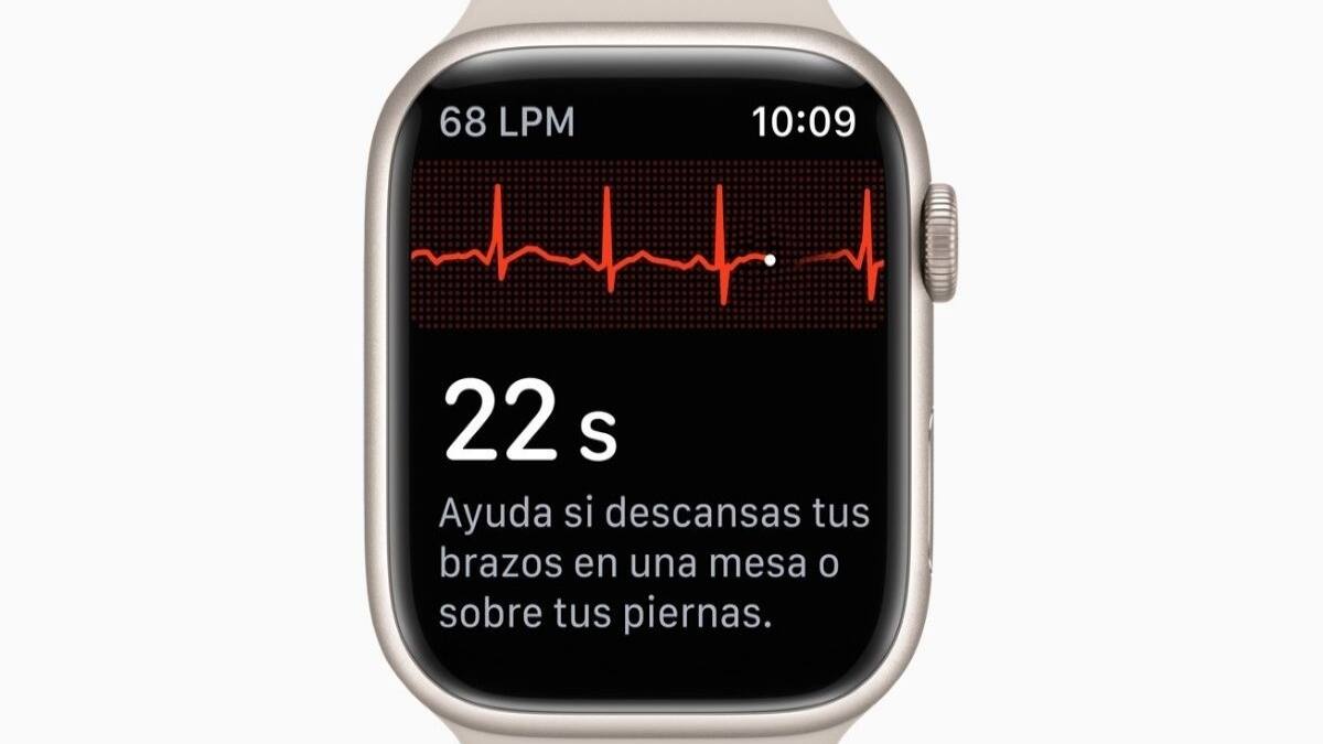 Pasos a seguir para hacerte un electrocardiograma con un Apple Watch
