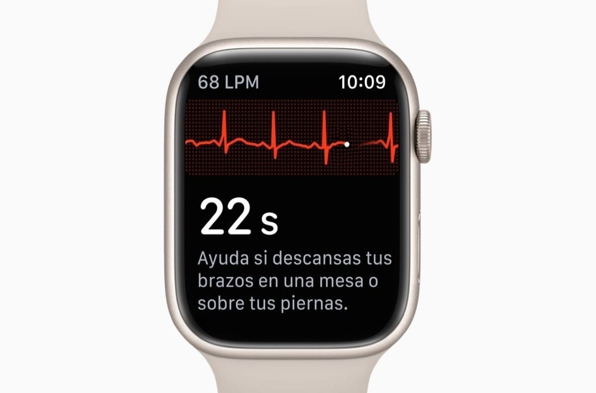 Pasos a seguir para hacerte un electrocardiograma con un Apple Watch